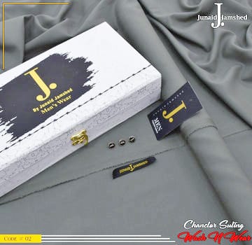 J. Elite Class 4 Season Wash N Wear With Luxury Box & Bag ( SILVER GREY )