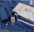 Libass e Wafa  Premium Wash n Wear With Luxury Box Packing ( Denim Blue )